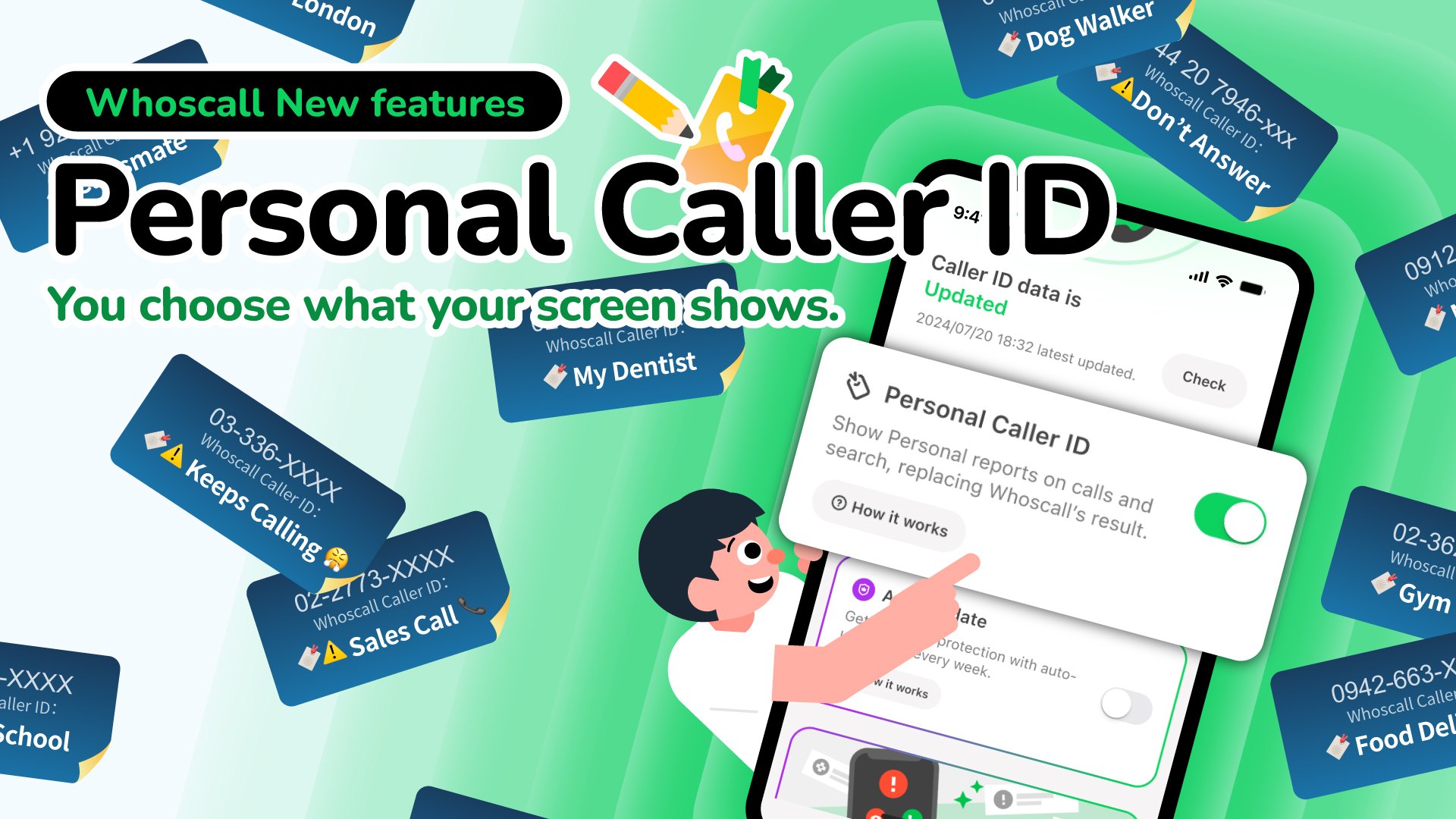 ฟีเจอร์ใหม่ การระบุสายโทรแบบส่วนตัว (Personal Caller ID) เลือกแสดงชื่อตามที่เรารายงานได้ทันที